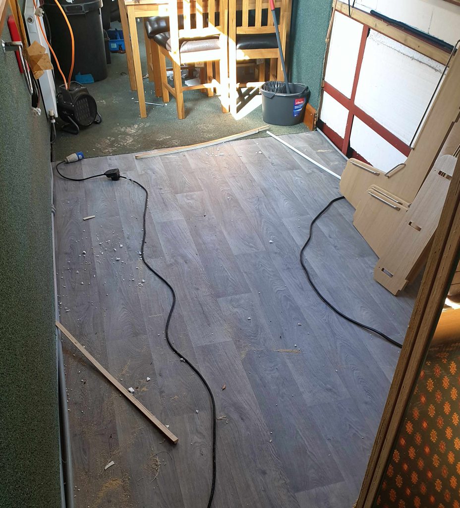 New Kitchen floor