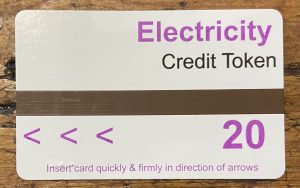 Electricity Topup Card