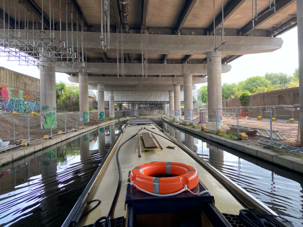 Under the motorway